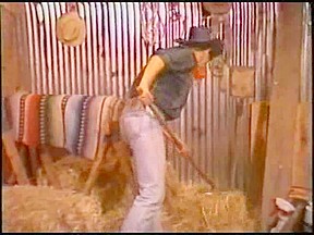Vintage blond trans stuffing