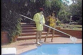 Vintage black shemale in outdoor threesome